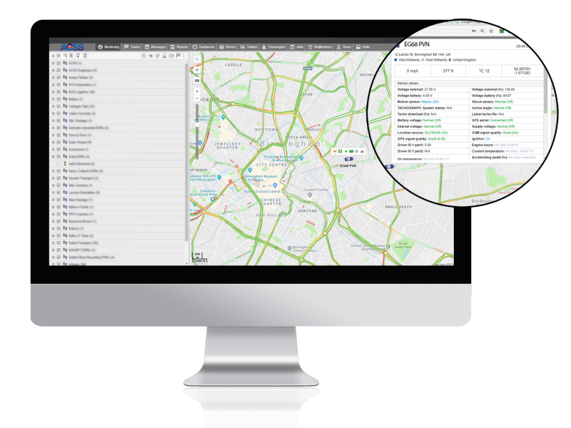 Telematics graphic fleet telematics