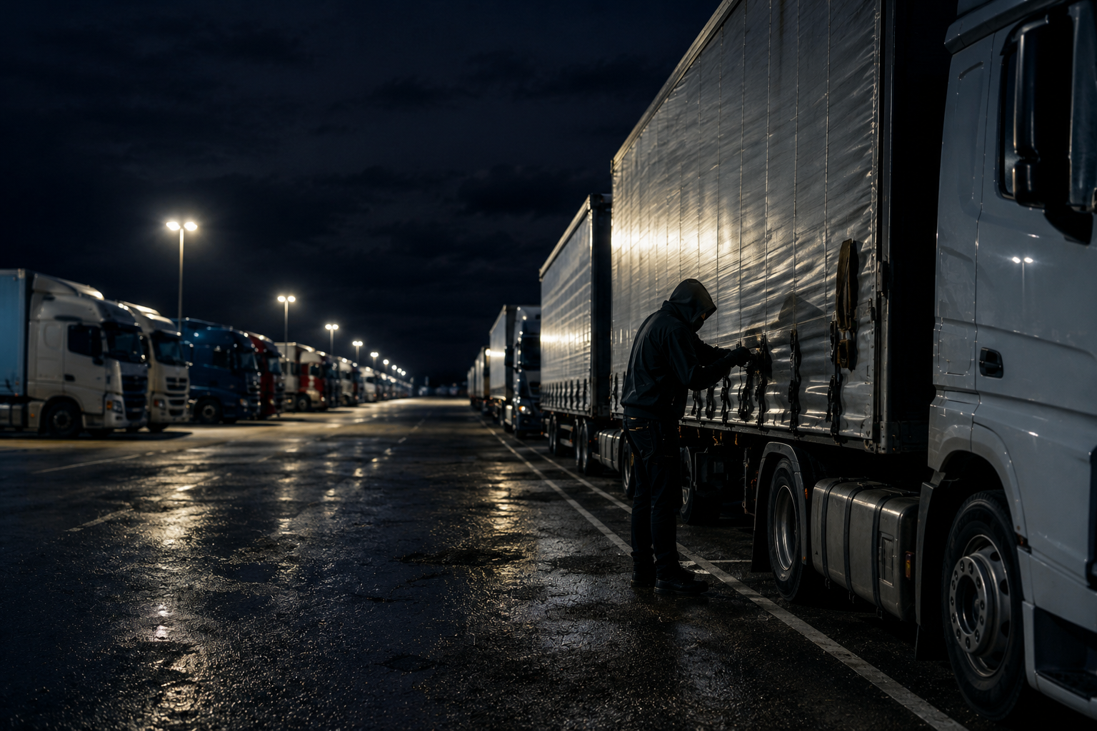 Freight Crime – The Risks Facing Parked Lorries